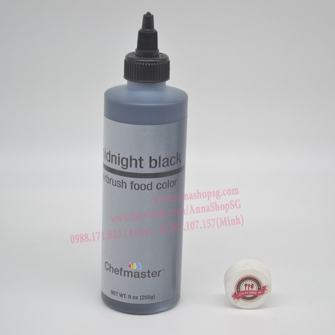 BLACK CHEFMASTER AIRBRUSH COLOR