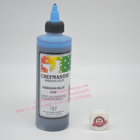 HAWAIIAN BLUE CHEFMASTER AIRBRUSH COLOR
