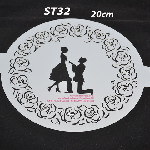 STENCIL CẦU HÔN ST32