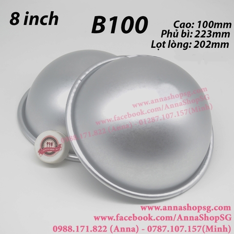 KHUÔN BÁN CẦU 8INCH B100