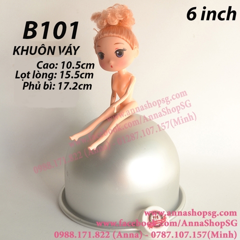 KHUÔN VÁY 6INCH B101