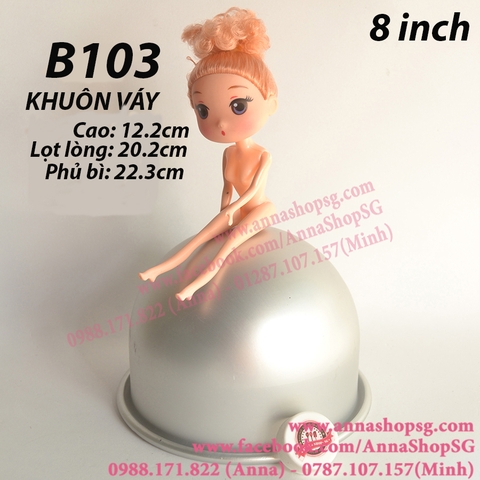 KHUÔN VÁY 8INCH B103