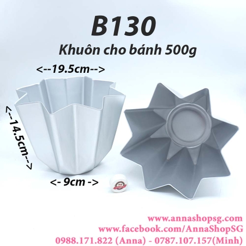 B130 KHUÔN PANDORO NHÔM 500G