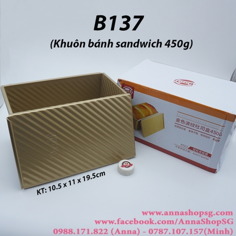 KHUÔN BÁNH SANDWICH 450g CHỐNG DÍNH CAO CẤP