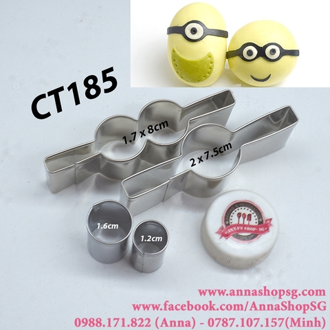 SET CUTTER MẮT MINION CT185