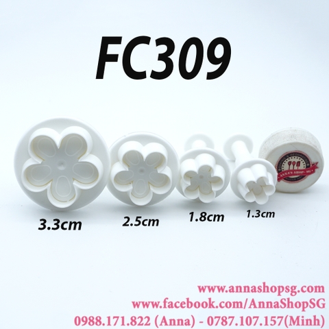 FC309 BỘ KHUÔN CẮT LÒ XO HOA MAI 2