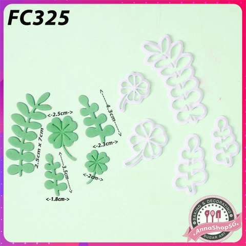 FC325 BỘ 5 KHUÔN CẮT LÁ