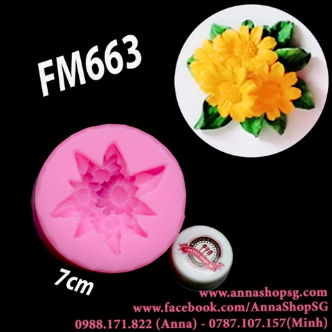 KHUÔN CHÙM HOA CÚC FM663