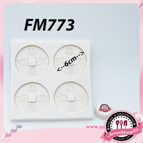 FM773 KHUÔN 4 ĐỒNG XU LỚN