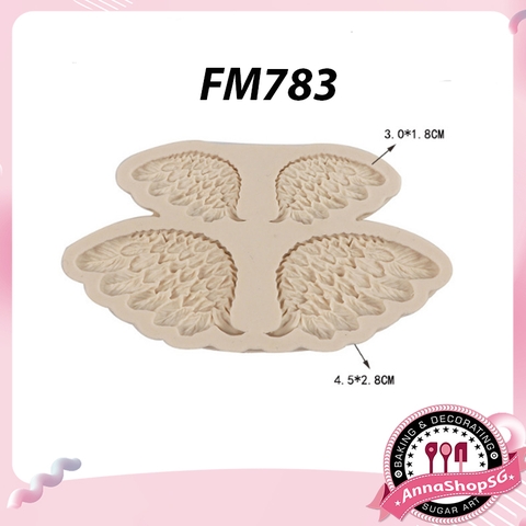 FM783 KHUÔN SILICON 2 ĐÔI CÁNH MẪU 2