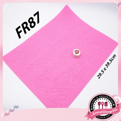 FR87 KHUÔN REN 4 DÃY HOA HỒNG