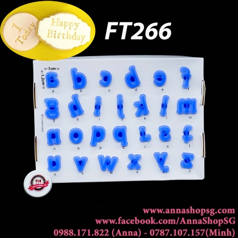 FT266 BỘ ẤN CHỮ THƯỜNG SIZE NHỎ