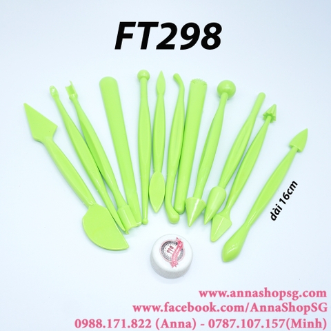 FT298 BỘ DỤNG CỤ TẠO HÌNH 12 MÓN LOẠI THƯỜNG