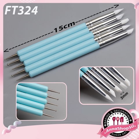 FT324 BỘ VUỐT MẶT BÚP BÊ 2 ĐẦU