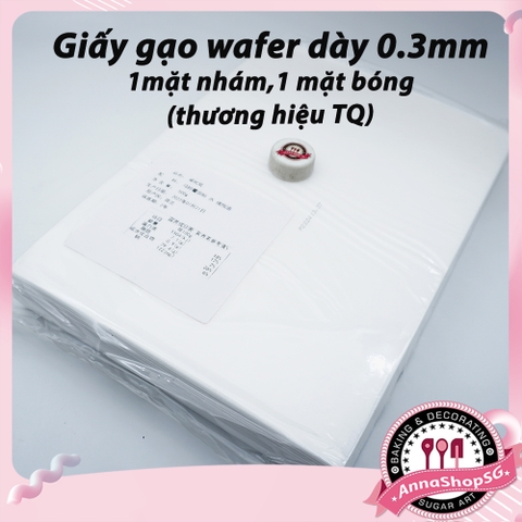 GIẤY GẠO WAFER DÀY 0.3mm (TRUNG QUỐC)