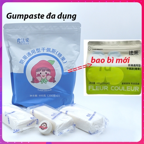 GUMPASTE TRẮNG FLEUR COULEUR - LOẠI ĐA DỤNG