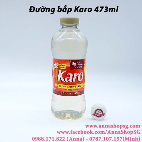 ĐƯỜNG BẮP KARO 473ml (KARO CORN LIGHT SYRUP)