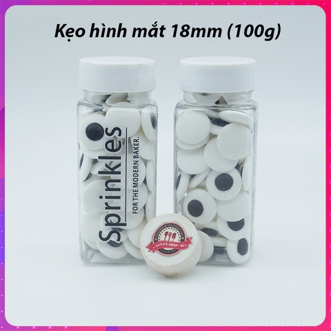 100g KẸO HÌNH MẮT SIZE LỚN 18mm