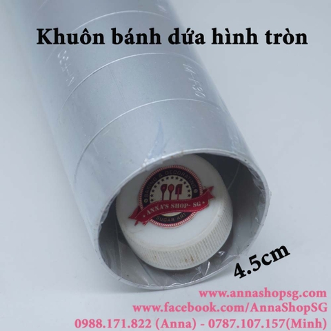 10 KHUÔN BÁNH DỨA HÌNH TRÒN