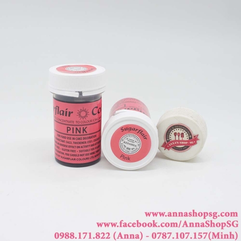 MÀU PASTE SUGARFLAIR PINK 25g