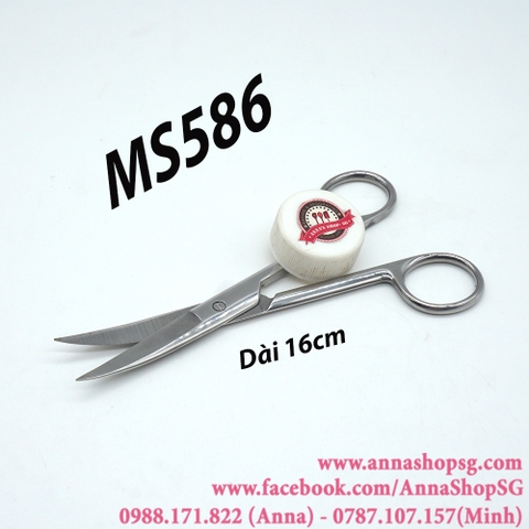 MS586 KÉO GẮP HOA INOX 16cm