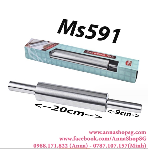 MS591 CÁN INOX TRỤC XOAY 38cm