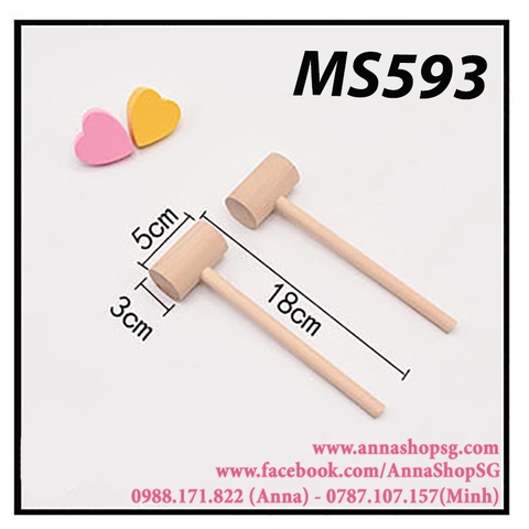 MS593 BÚA GỖ SIZE TRUNG MẪU 2