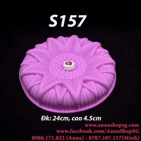 S157 KHUÔN SILICON HOA HƯỚNG DƯƠNG 9 CÁNH