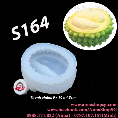 KHUÔN SILICON QUẢ SẦU RIÊNG S164