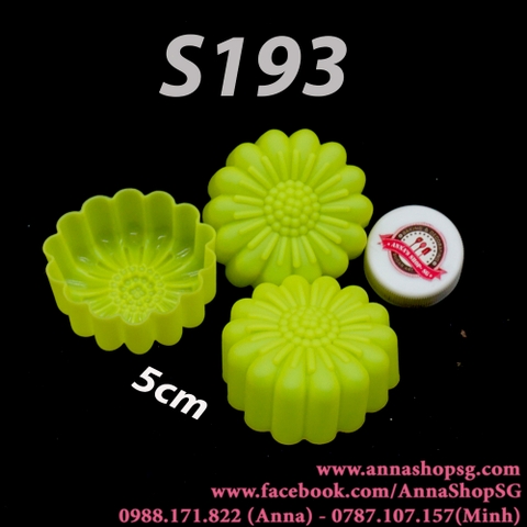 S193 10 KHUÔN HOA HƯỚNG DƯƠNG 5CM CÁNH NHỎ