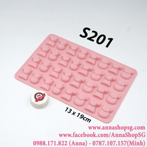 S201 KHUÔN KẸO DẺO PEPPA PIG