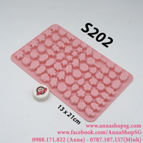 S202 KHUÔN KẸO DẺO CÂY VÀ MÂY