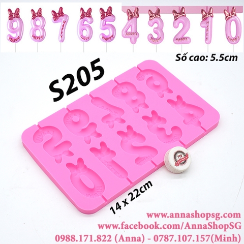 S205 KHUÔN SỐ ĐEO NƠ