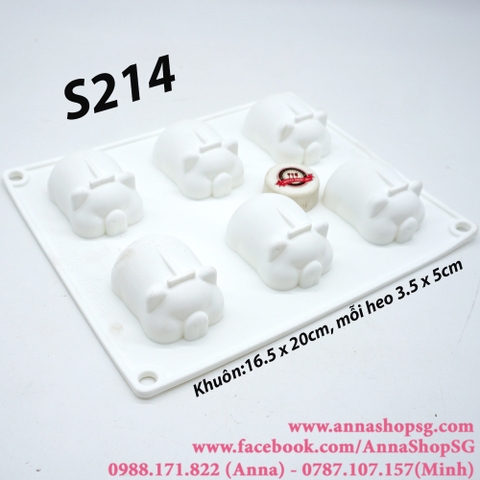S214 KHUÔN 6 HEO NHỎ