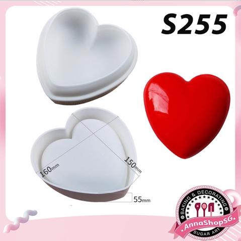 S255 KHUÔN SILICON TIM 15cm (6inch)