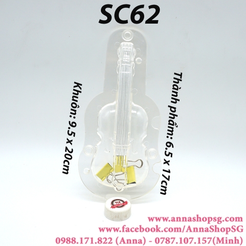 SC62 KHUÔN NHỰA CỨNG ĐÀN VIOLIN