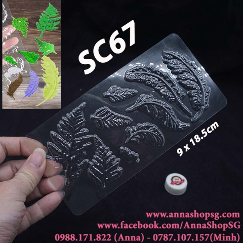SC67 KHUÔN NHỰA LÁ VÀ LÔNG VŨ