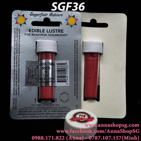 MÀU NHŨ BỘT CRISTMAST RED SGF36
