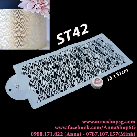 ST42 MIẾNG TẠO HOA VĂN TRANG TRÍ (STENCIL)