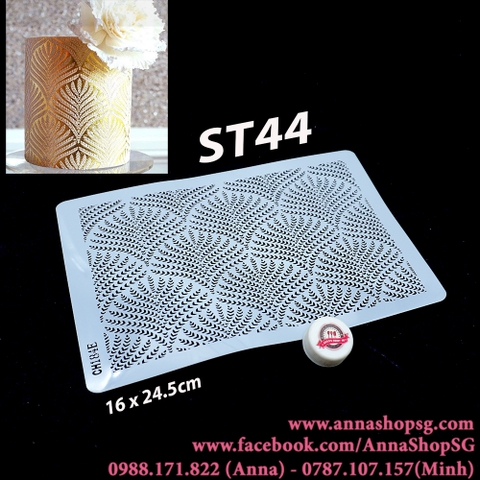 ST44 MIẾNG TẠO HOA VĂN TRANG TRÍ (STENCIL)