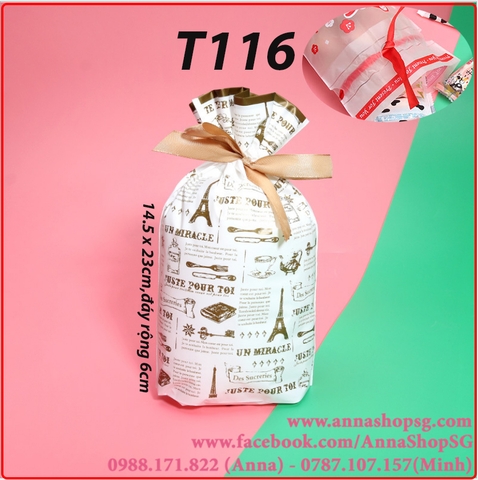 10 TÚI ĐỰNG BÁNH,KẸO CÓ SẴN RUYBĂNG ĐỂ RÚT T116