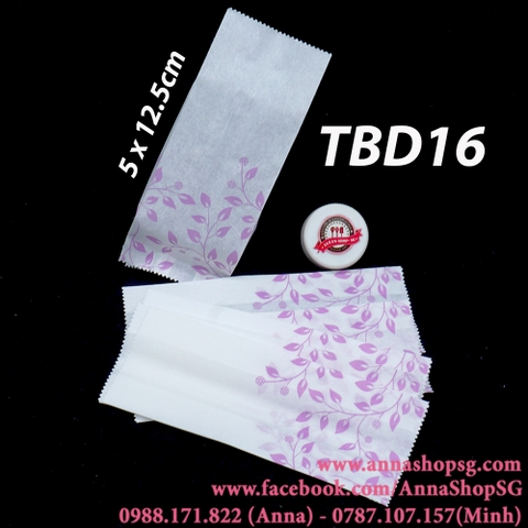 TÚI BÁNH DỨA LÁ TÍM (100c) TBD16
