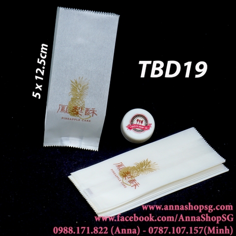 TBD19 TÚI BÁNH DỨA HÌNH TRÁI DỨA 2 (100C)