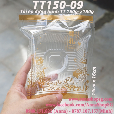 TT150-09 TÚI ÉP BÁNH TT 150g->180g CÁ CHÉP (100c)