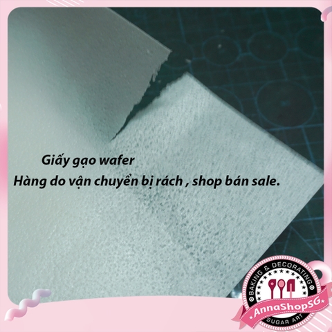 25 tờ Giấy Wafer Rách (Oasis Supply-Mỹ)