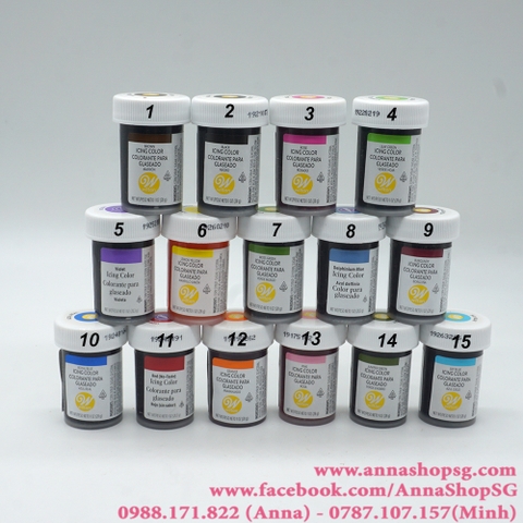 MÀU WILTON PHIÊN BẢN QUỐC TẾ 28.3g