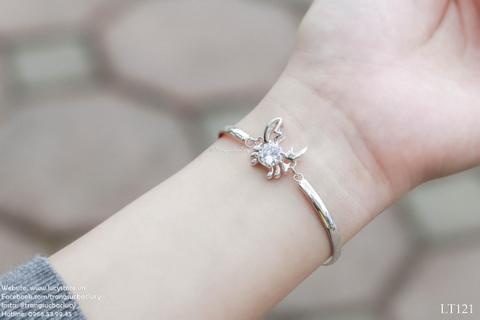 Lắc tay cung cự giải (Cua) - LT121 (hàng order)