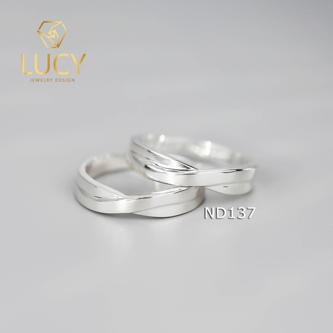 Nhẫn đôi nhẫn cặp bạc Lucy – ND137