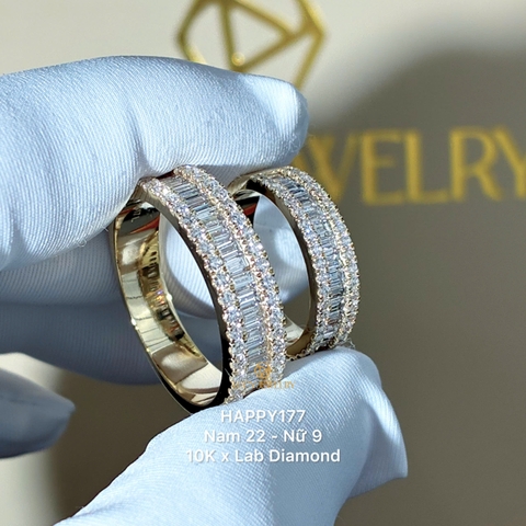 HAPPY177 - Nhẫn cưới thiết kế, nhẫn cưới cao cấp- Lucy Jewelry