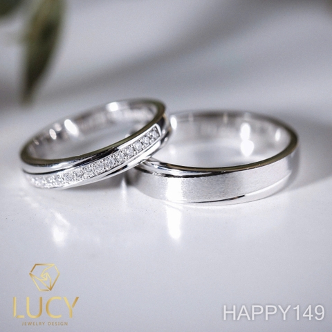 HAPPY149 - Nhẫn cưới thiết kế, nhẫn cưới cao cấp- Lucy Jewelry